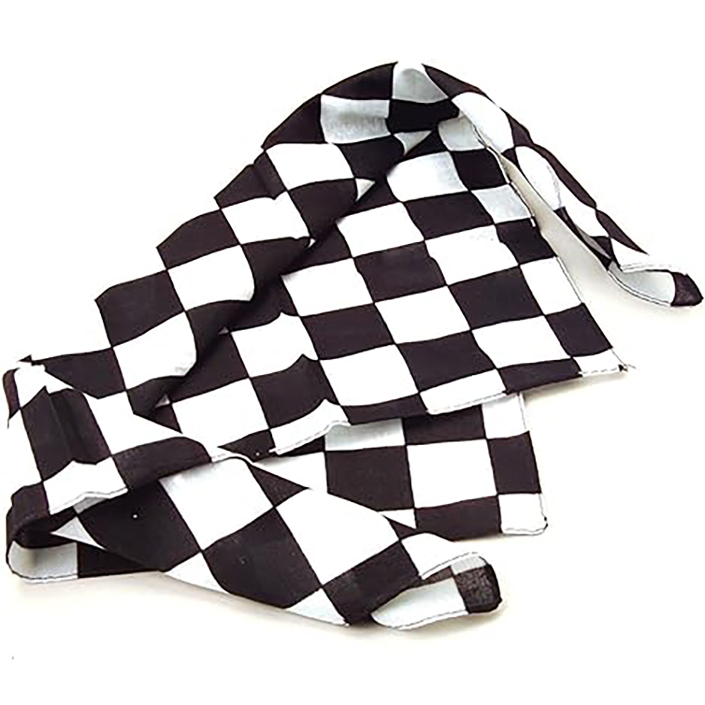 Checkerboard Flag Bandanas Cot - Bandana Blank White recension och pris