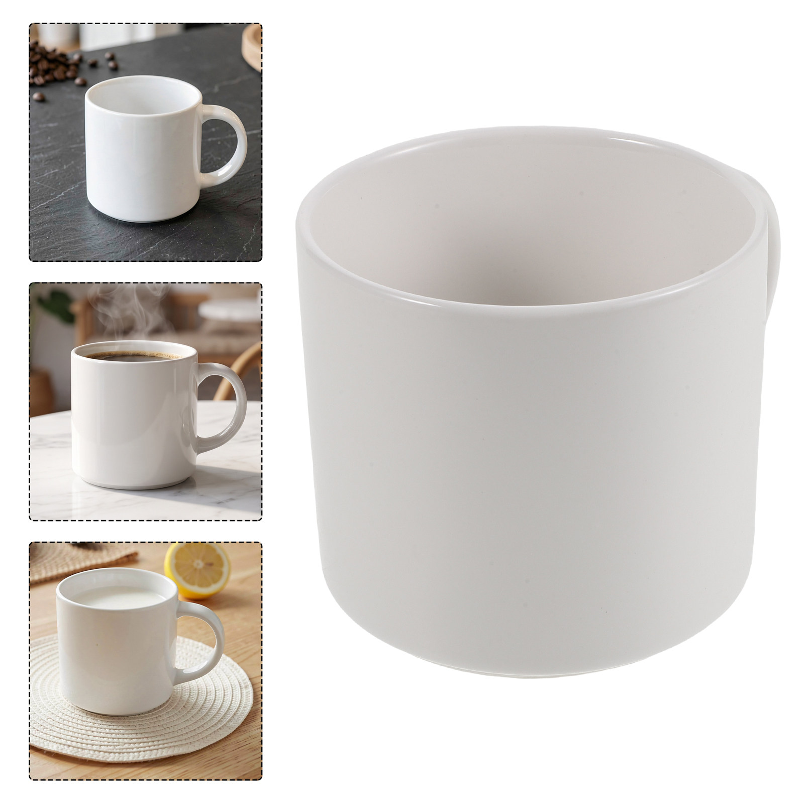 White Ceramic Coffee Mug 15 Oz - Sublimation Mug White recension och pris