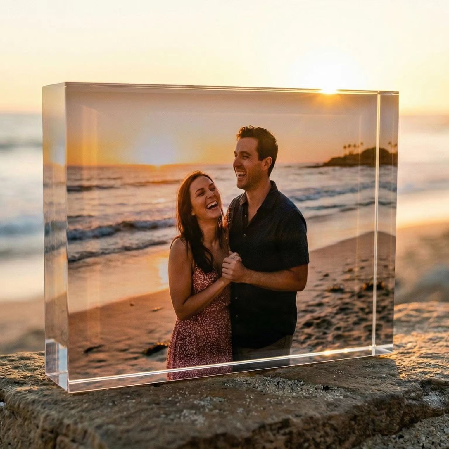 Custom Friendship Photo Block, - Photo Acrylic Block recension och pris