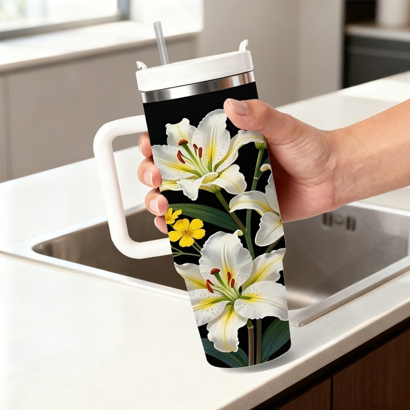 40Oz Stainless Steel Double-Wa - Sublimation Mug White recension och pris