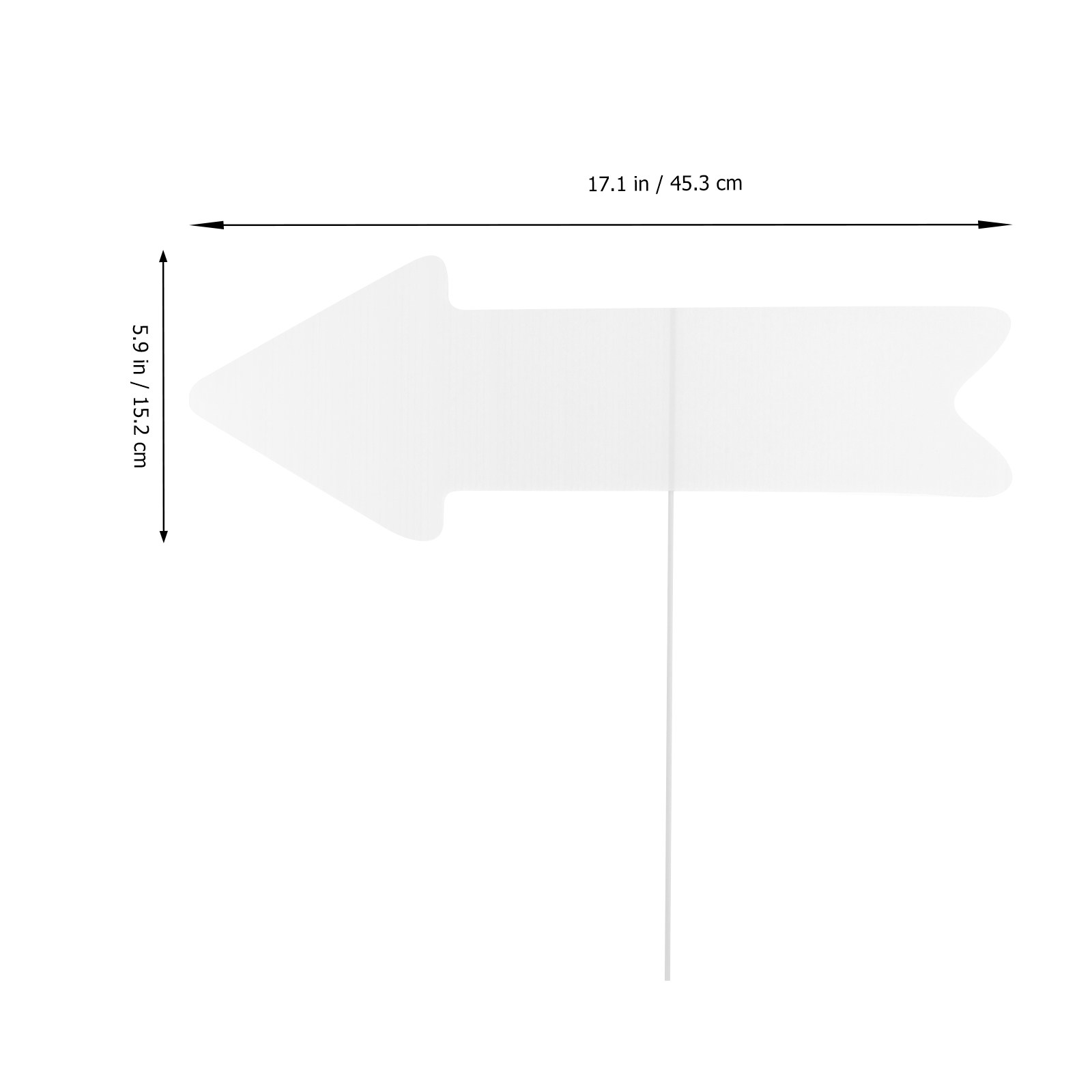 5Pcs Plastic Blank Yard Sign B - Yard Sign Blank recension och pris