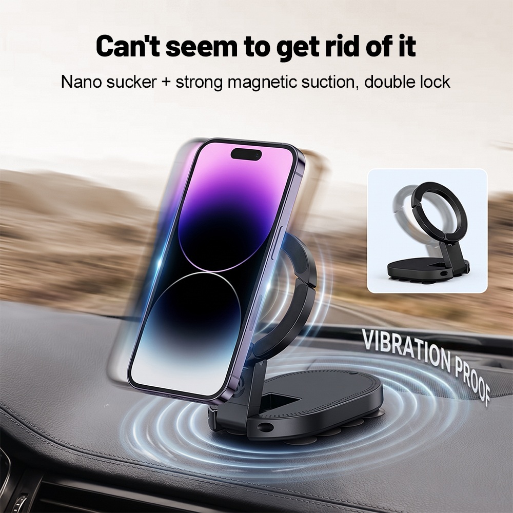360° Rotation 3‑In‑1 Suction C - Metal Photo Panel recension och pris