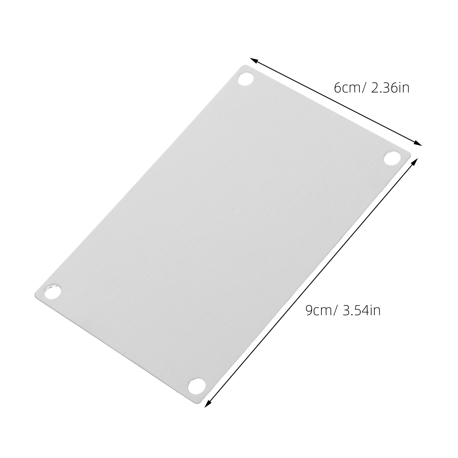 5Pcs Stainless Steel Blank Out - Yard Sign Blank recension och pris