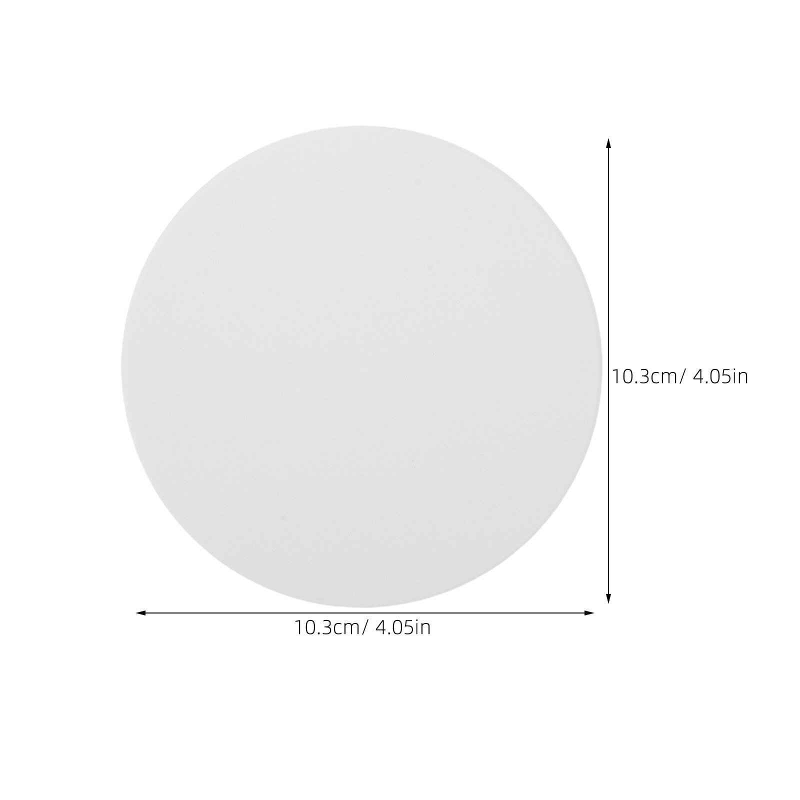 12Pcs White Round Ceramic Coas - Coaster Sublimation Blank recension och pris