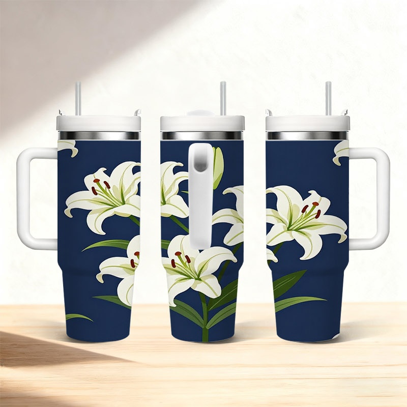 1pc 40oz Water Suitable for &  - Sublimation Mug White recension och pris
