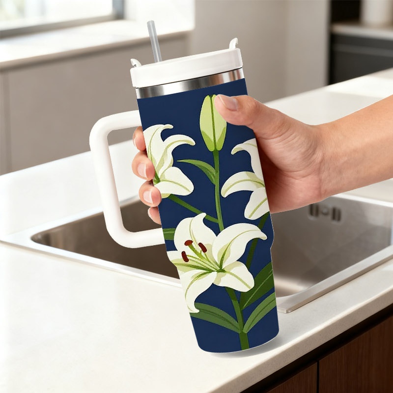 1pc 40oz Water Suitable for &  - Sublimation Mug White recension och pris