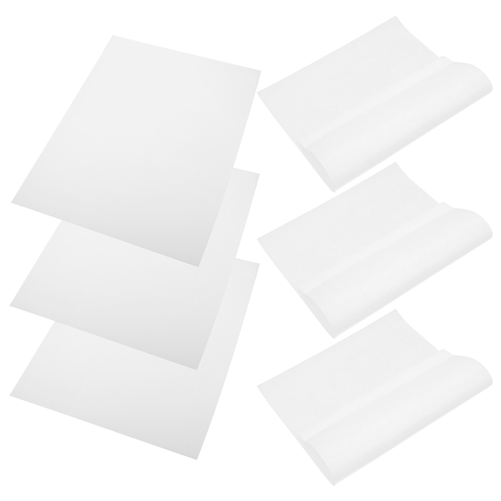 6Pcs Solid White Garden Flags  - Yard Sign Blank recension och pris