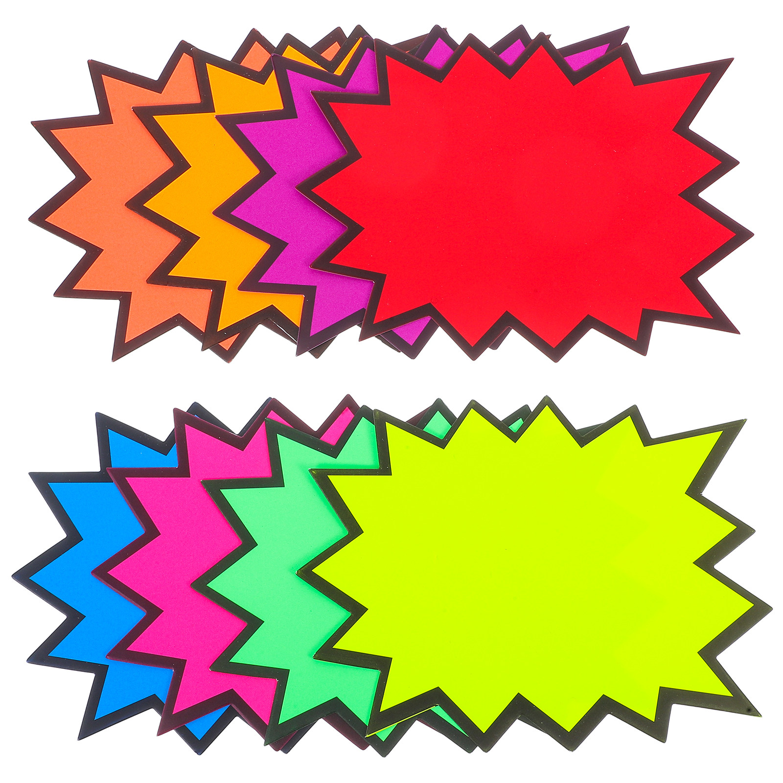80Pcs Fluorescent Price Tags B - Yard Sign Blank recension och pris