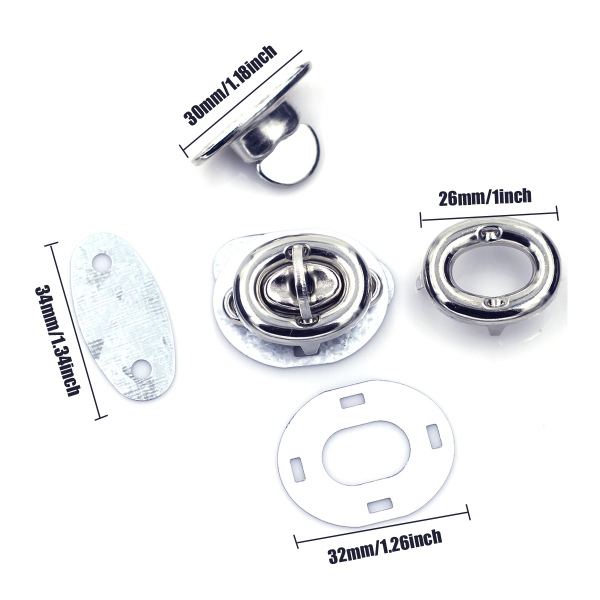 Twist Turn Locks Frame Kiss Cl - Metal Photo Panel recension och pris